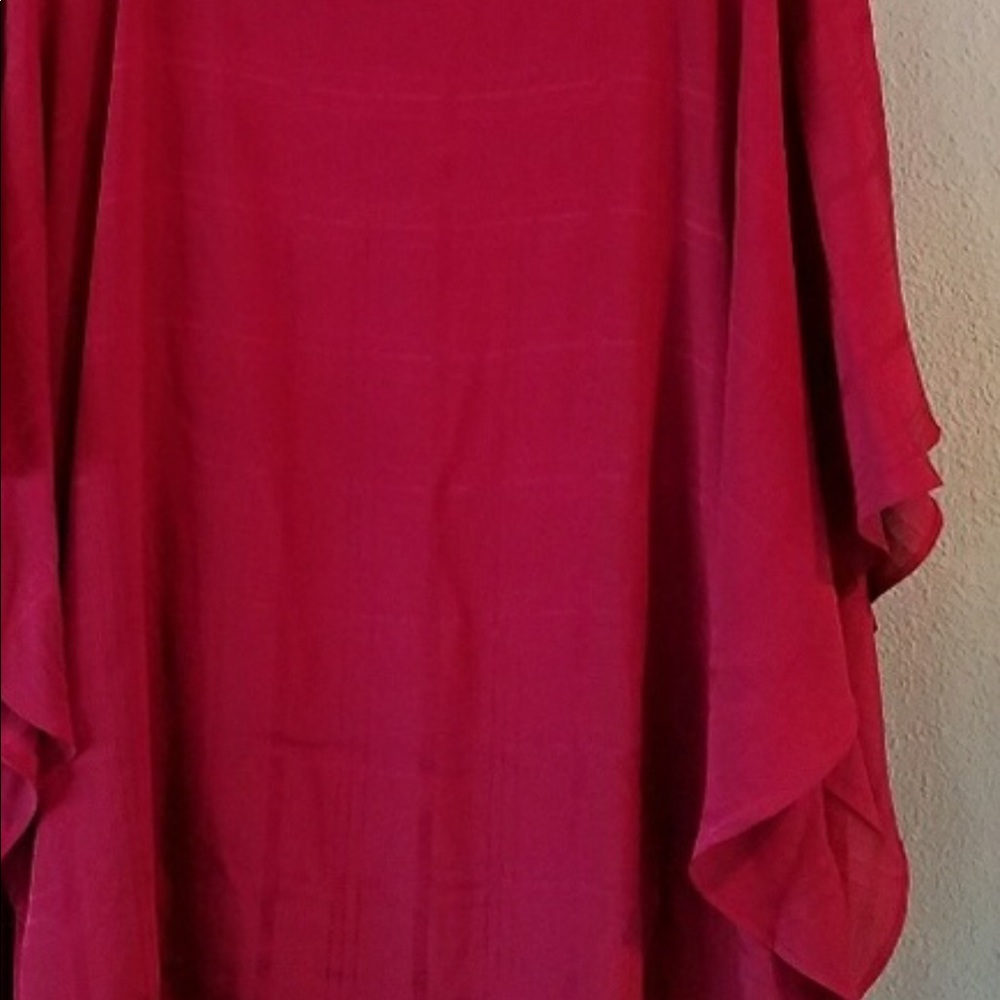 Apt 9 dark red top